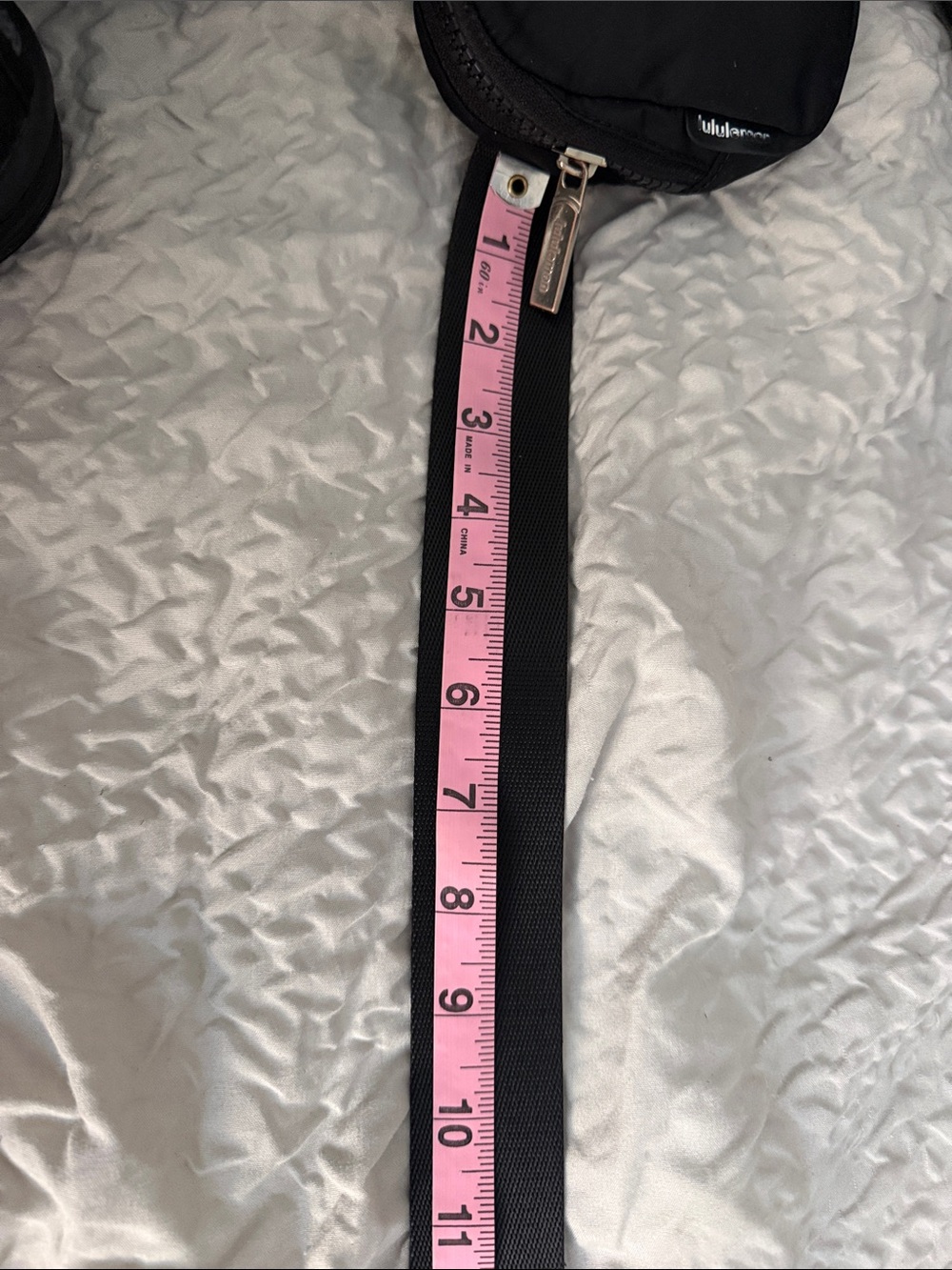 lululemon athletica Black Belt Bag with Bronze Logo Accent - Picture 8 of 8